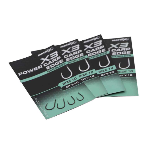 Hameçons Matrix X3 Power Carp Edge Barbless