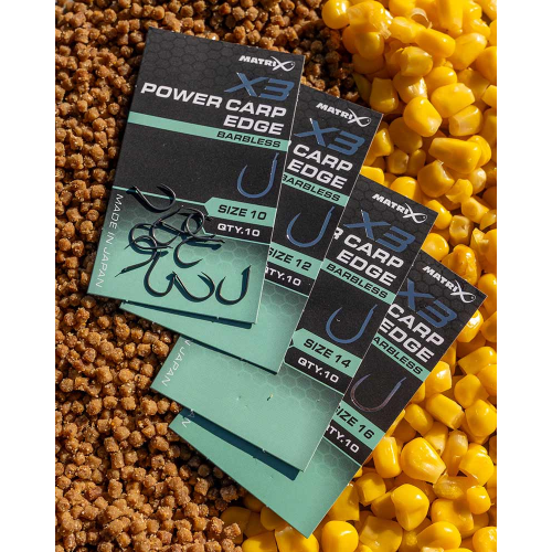 Hameçons Matrix X3 Power Carp Edge Barbless