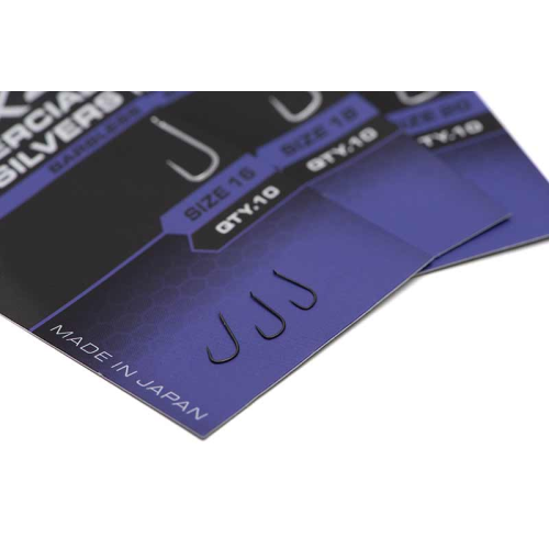 Hameçons Matrix X4 Commercial Silvers Barbless 2