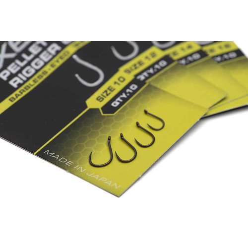 Hameçons Matrix X6 Carp Pellet Rigger Barbless - Eyed 2