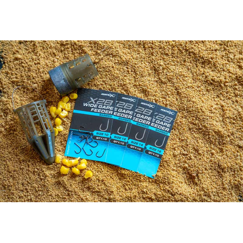 Hameçons Matrix X2B Wide Gape Feeder Barbed