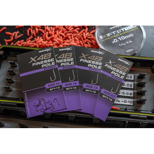 Hameçons Matrix X4B Finesse Pole Barbed