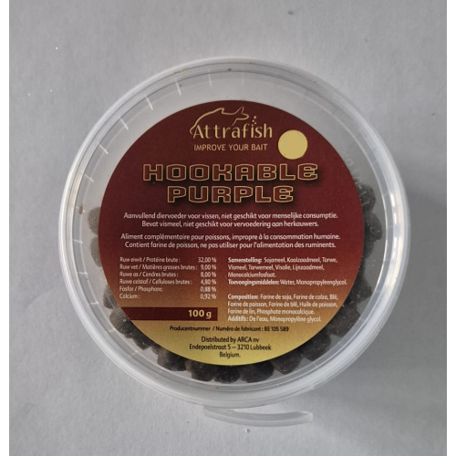 Pellets Mous Attrafish Hookable Purple