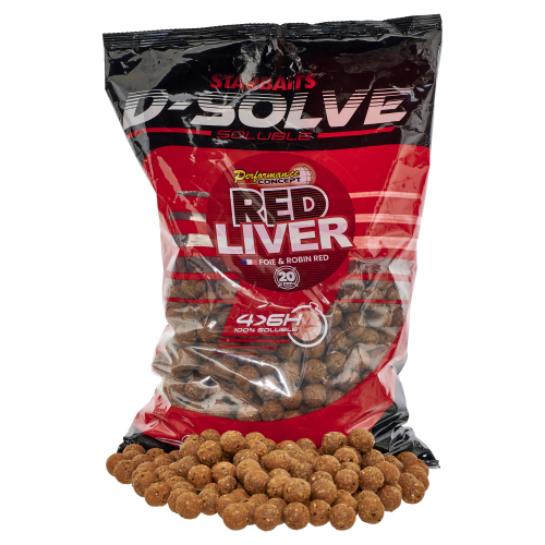 Bouillettes Solubles Starbaits PC Red Liver D-Solve 2,5Kg 2