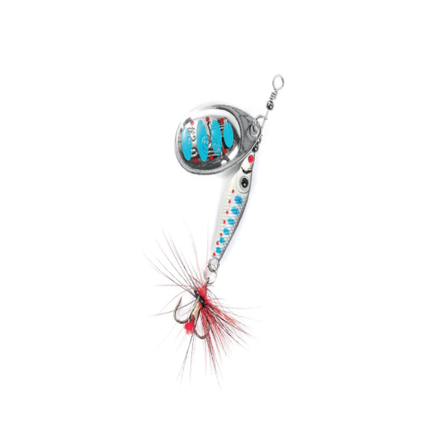 Cuiller Tournante Lucky John Spinner Trian Blade Round 2