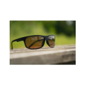 Lunettes Polarisantes Fox Rage Matt Black Wrap Brown Lens Eyewear