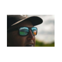 Lunettes Polarisantes Fox Rage Transparent Black Brown Lens Mirror Blue Eyewear