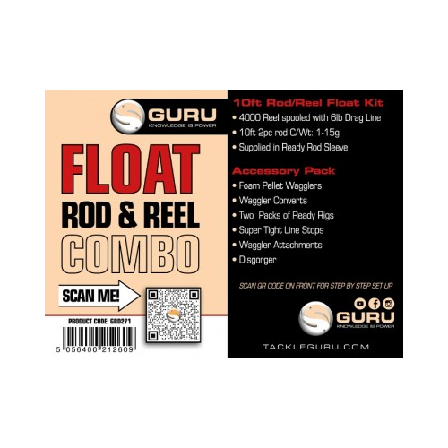 Ensemble Anglaise Guru 10' Float Rod & Reel Combo