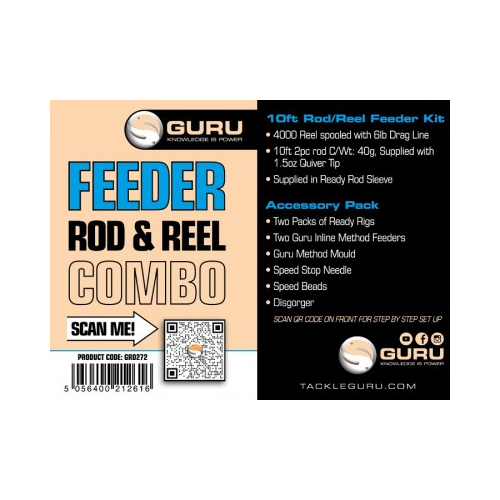 Ensemble Feeder Guru 10' Feeder Rod & Reel Combo