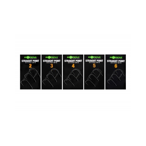 Hameçons Korda Straight Point | Barbed