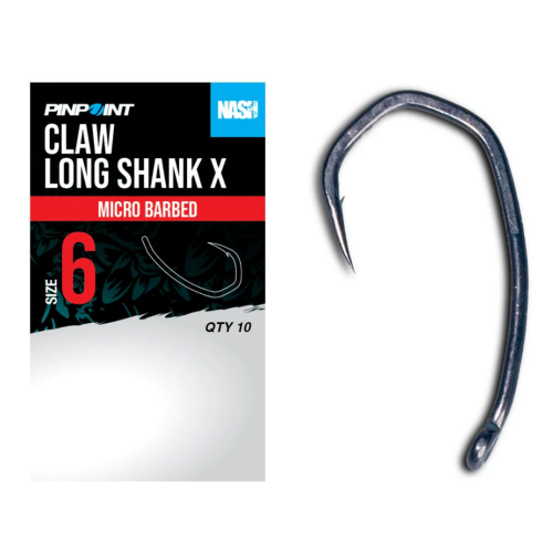Hameçons Carpe Nash Claw Long Shank X