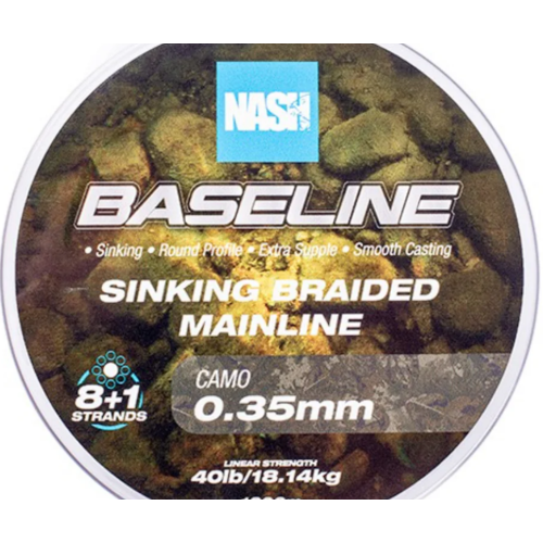 Tresse Nash Baseline Sinking Braid  600m