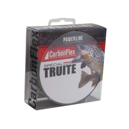 Powerline Carbonflex Fluoro Truite 150m