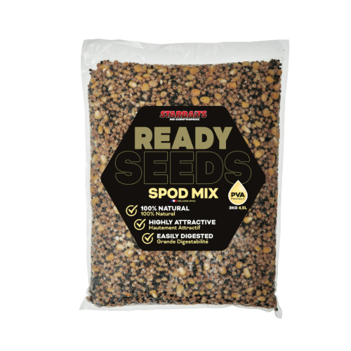Graines Cuites Starbaits Ready Seeds Spod Mix 3Kg