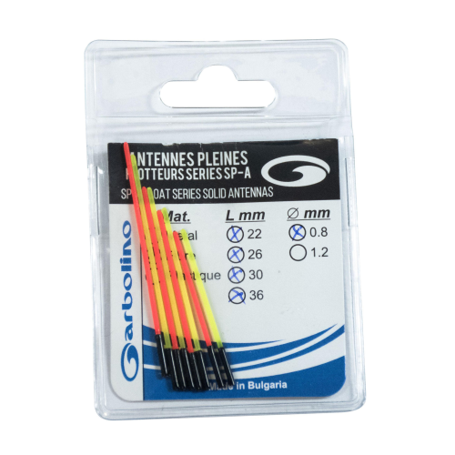 Garbolino Pack De 6 Antennes Plastique Creuse