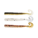 Pack Leurres Souples Westin Ned Worm Curltail 5CM 0,5G Floating Clear Water Mix 23 6PCS