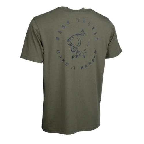 Nash Make It Happen Carp Logo T Shirt Green