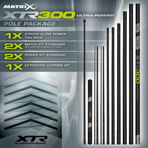 Pack Canne Au Coup Matrix XTR300 Ultra Power 13.0m Package 2