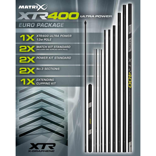 Pack Canne Au Coup Matrix XTR400 Ultra Power 13m Euro... 2