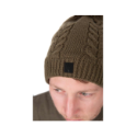 Bonnet Fox Khaki Knitted Bobble