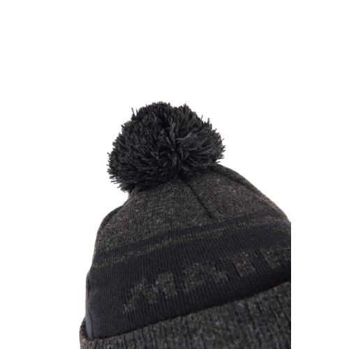 Bonnet Matrix Grey Sherpa Bobble Hat