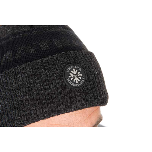 Bonnet Matrix Grey Sherpa Bobble Hat