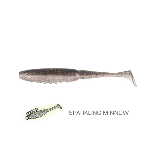 Leurre souple Fox Rage Scent Shad avec queue en bouclier et picots ventraux pour la pêche du sandre 2