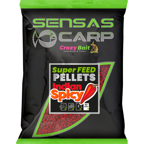 Pellets Sensas Super Feed Pellets Indian Spicy 650G