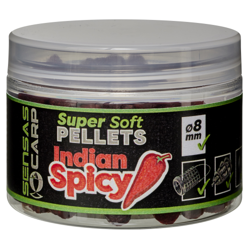 Pellets Mous Sensas Super Soft Pellets Indian Spicy 60G