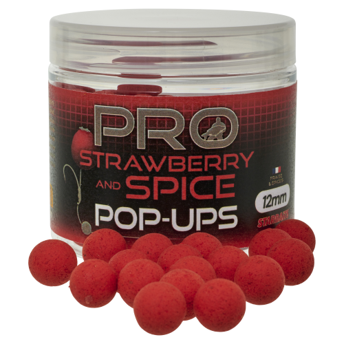 Bouillettes Flottantes Starbaits Pro Straw. Spice Pop Up 50G