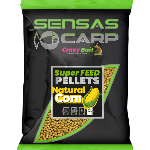 Pellets Sensas Super Feed Pellets Natural Corn 650G 2