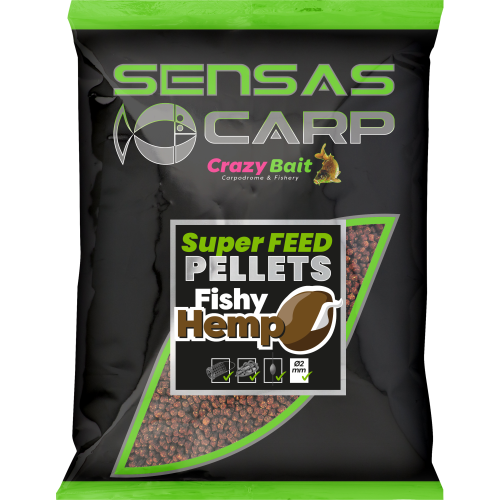 Pellets Sensas Super Feed Pellets Fishy Hemp 650G 2