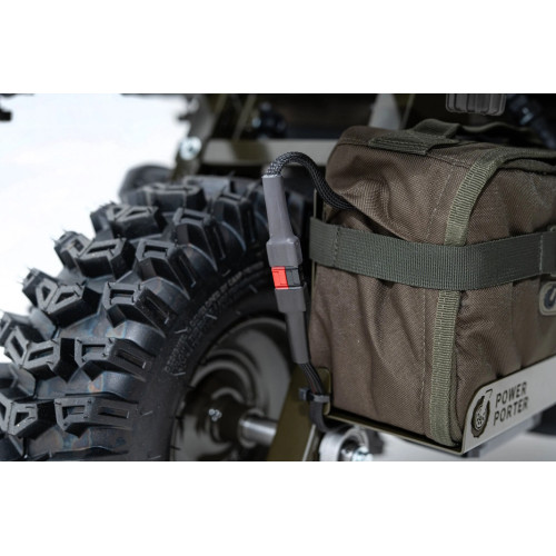 Brouette Roamer Power Porter Green + Battery + Charger 2