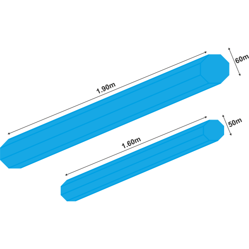 Tube De Protection Garbolino Octogonal Anti-UV...