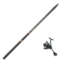 Ensemble Truite Garbolino Lantana RC  3m00 à 4m60  + Moulinet G-Trout Spin