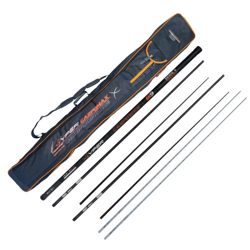 Pack complet Canne Carpe Hyper Carpower 819 Orion Concept 11,50m Nano Carbone