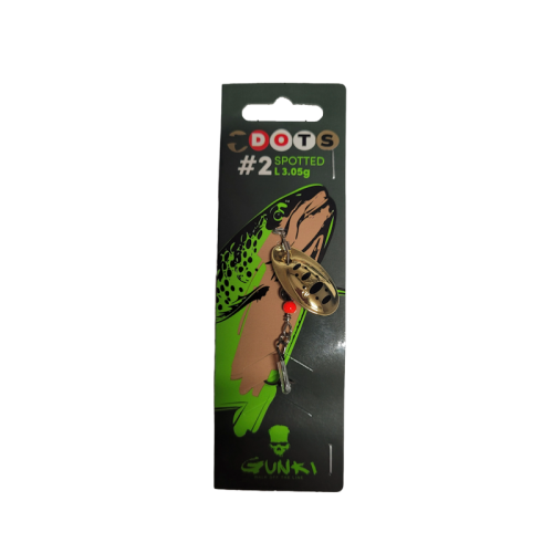 Cuiller Gunki Dots Spotted 2L Full Gold-Black