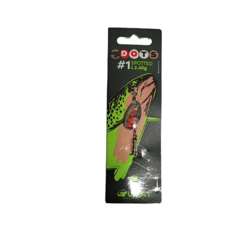 Cuiller Gunki Dots Spotted 1L Full Silver-Red