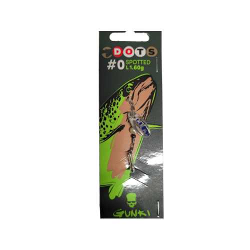 Cuiller Gunki Dots Spotted 0L Full Silver-Blue