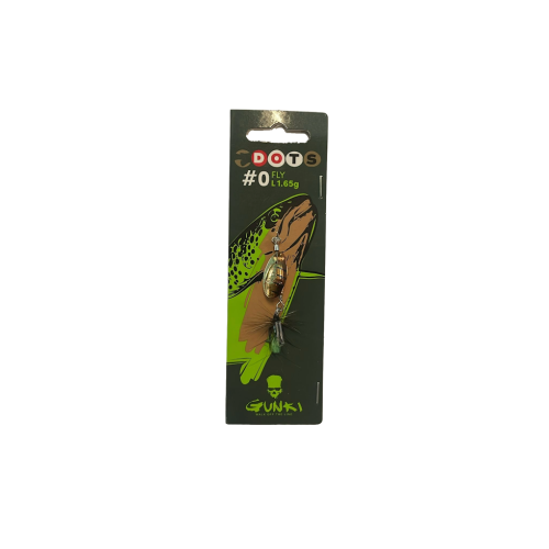 Cuiller Gunki Dots Fly 0L Gold Tiger