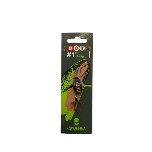 Cuiller Gunki Dots Fly 1L Full Black-Orange