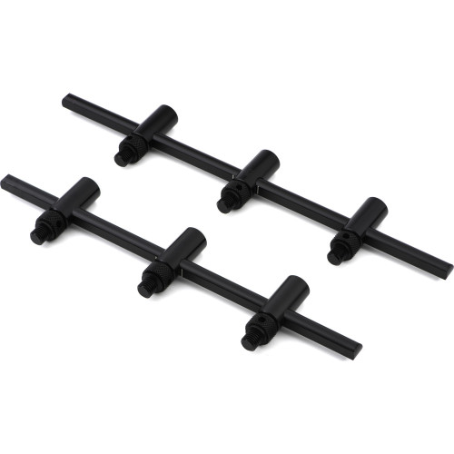 Fox Black Label Slim Adjustable 3 Rod Buzz bars (220mm -... 2