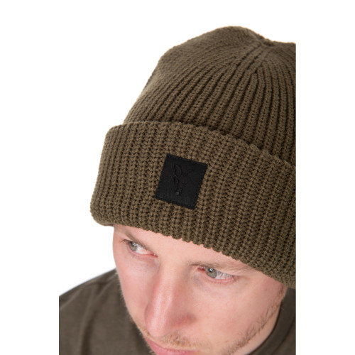 Bonnet Fox Olive Merino Blend Beanie