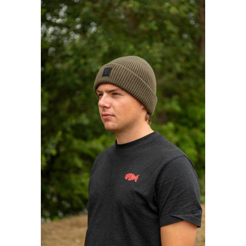 Bonnet Fox Olive Merino Blend Beanie