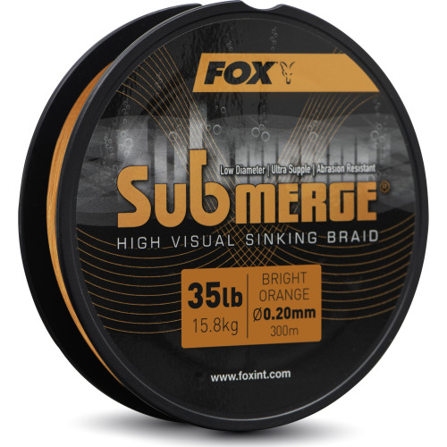 Tresse Fox Submerge Orange Sinking Braid