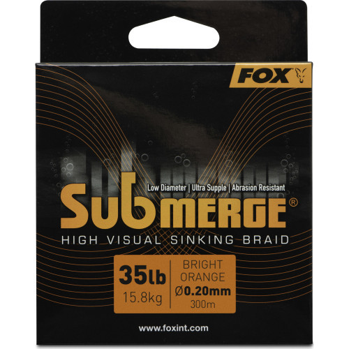 Tresse Fox Submerge Orange Sinking Braid