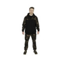 Sweat Fox LW BLack / Camo Split Zip Hoody