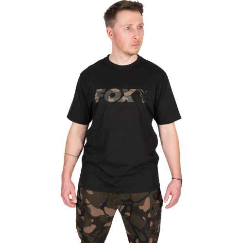 T-Shirt Fox Black / Camo Logo T Shirt