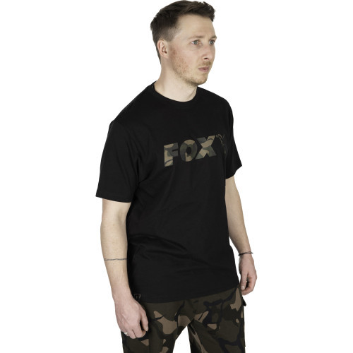 T-Shirt Fox Black / Camo Logo T Shirt