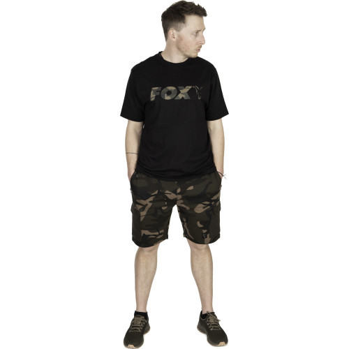 T-Shirt Fox Black / Camo Logo T Shirt